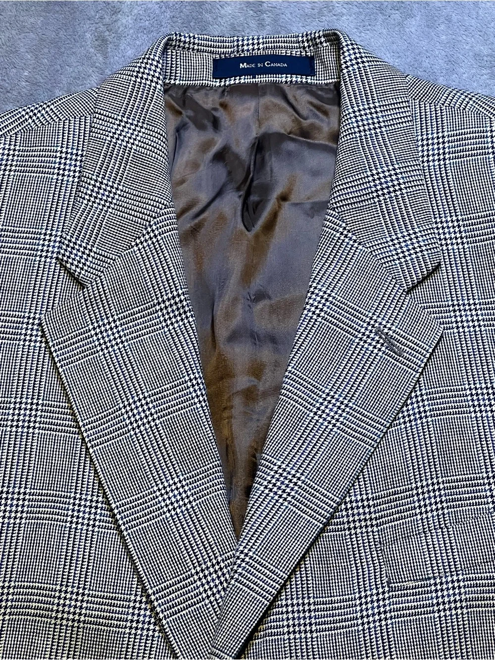 Chaps by Ralph Lauren Brown Glen Plaid Sport Coat 40R